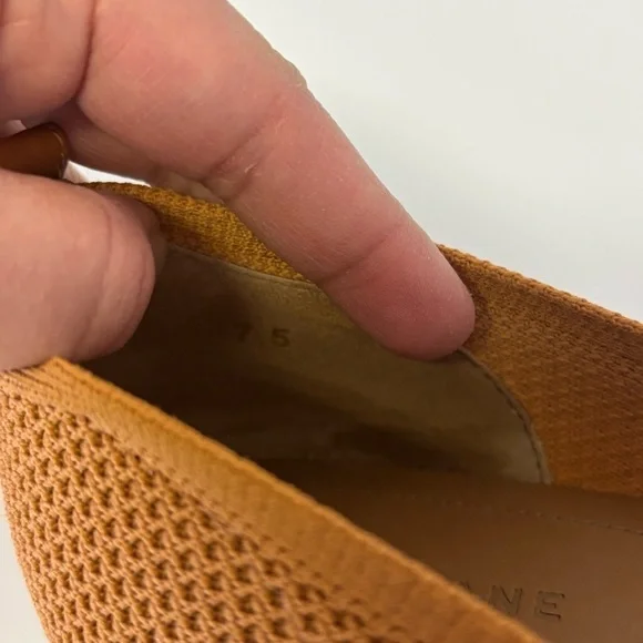 Everlane The 40 Hour Reknit Pointed Flat Shoes Women’s Size 7.5 - Picture 10 of 12